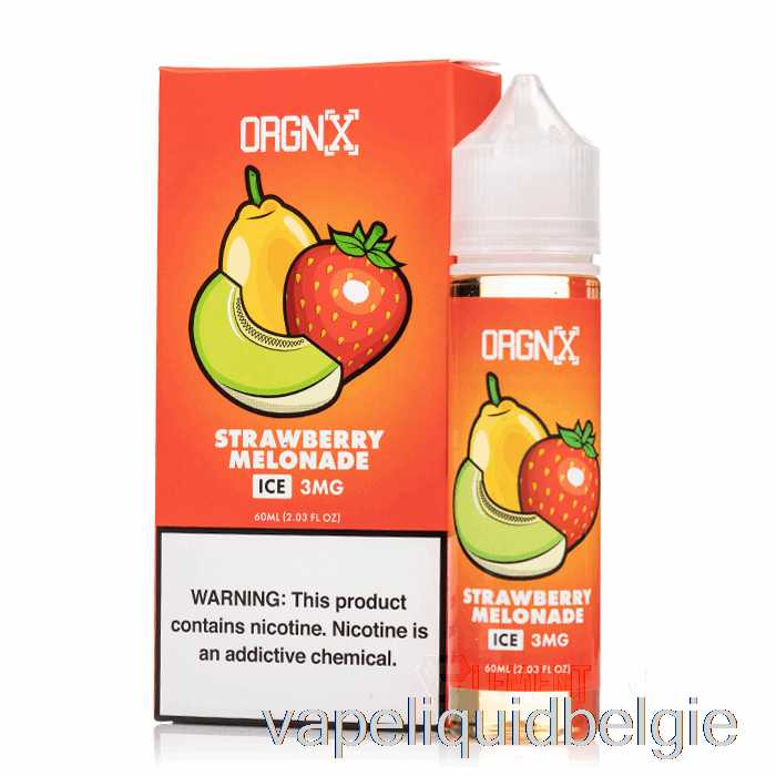 Vape België Ijs-aardbeimelonade - Orgnx E-liquid - 60ml 3mg